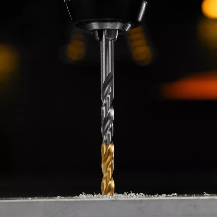 Сверло спиральное по металлу Denzel 6 x 93 мм, Р6М5, Golden Tip, 718235 купить в Сургуте