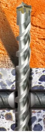 Бур  SDS-plus по бетону с арматурой AX 6х210мм   Кратон 1 02 05 003 купить в Сургуте