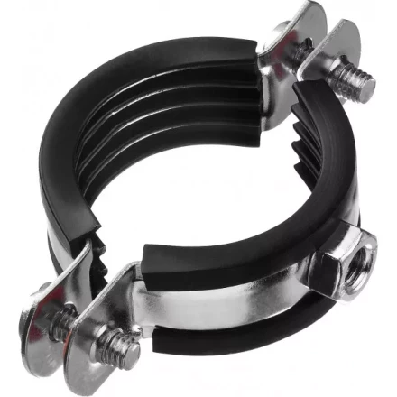 Хомут трубный с гайкой, оцинкованный, 1 1/4&quot;, 8шт, ЗУБР Мастер 37850-40-45 37850-40-45 купить в Сургуте