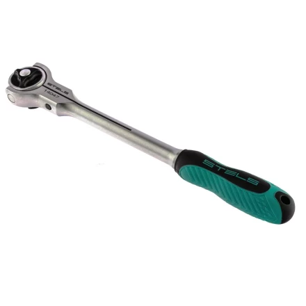 Ключ трещотка 1/2 72 зуба с быстрым сбросом. поворотная голова СrV Stels 14047 купить в Сургуте