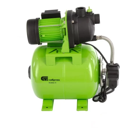 Насосная станция НС850-П, 850 Вт, напор 42 м, 3500 л/ч, ресивер 19 л Сибртех 97248 купить в Сургуте