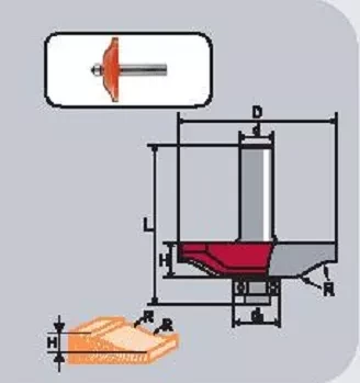 Фреза панельная с подшипником Кратон (1 09 06 002) 1 09 06 002 купить в Сургуте