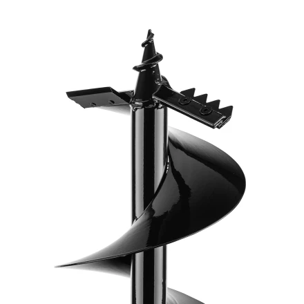 Шнек для грунта ER-150, диаметр 150 мм, длина 800 мм,соединение 20 мм, съемный нож Denzel 56007 купить в Сургуте