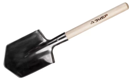 Лопата ЗУБР &quot;ЭКСПЕРТ&quot; саперная из нержавеющей стали, защитный чехол, 190х145х550мм 4-39441_z01 купить в Сургуте