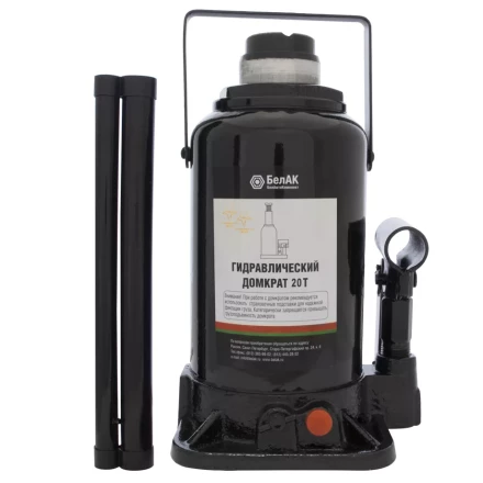 Домкрат бутылочный 20 т БелАК купить в Сургуте
