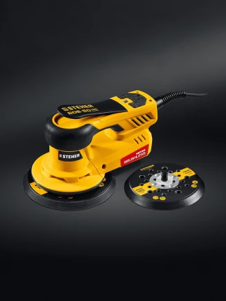 STEHER BOS-50 Duo, d125 / d150 мм, 5.0 мм, 350 Вт, бесщеточная орбитально-шлифовальная машина, кейс (BOS-50) купить в Сургуте