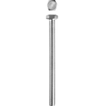 Болт ЗУБР &quot;МАСТЕР&quot; с шестигранной головкой, ГОСТ 7798-70, класс прочности 5.8, оцинкованный, M6x70мм, 5кг 303080-06-070 купить в Сургуте