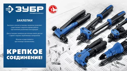 ЗУБР 4.8 x 12 мм, 500 шт, алюминиевые заклепки, Профессионал (31310-48-12) купить в Сургуте