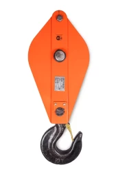 Блок монтажный однорольный с крюком TOR H K1 4т с откидной щекой (G) 1003568
