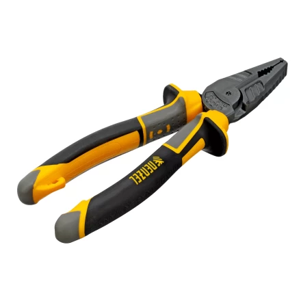 Плоскогубцы комбинированные 180 мм Denzel 17081, трехкомпонентные рукоятки купить в Сургуте