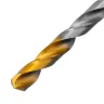 Сверло спиральное по металлу Denzel 7,0 x 109 мм, Р6М5, Golden Tip, 718237 купить в Сургуте