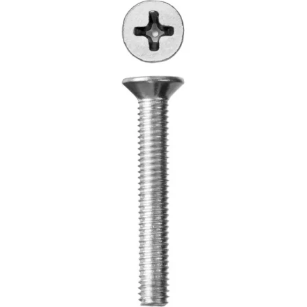 Винт DIN 965, M6 x 50 мм, 5 шт, кл. пр. 4.8, оцинкованный, ЗУБР 303116-06-050 купить в Сургуте