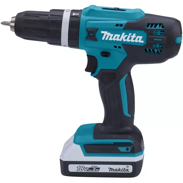 Аккумуляторная ударная 18В дрель-шуруповерт Makita HP488D006 (2*АКБ 2Ач тип G, ЗУ) купить в Сургуте