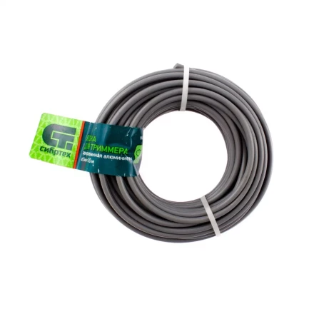 Леска для триммера круглая, армированная алюминием, 3.0 мм х 10 м, Россия Сибртех 961945 купить в Сургуте