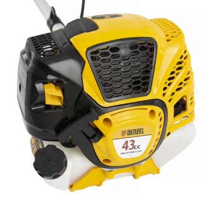Триммер бензиновый DTL-43S, 43 см3, разъемная штанга, состоит из 2 частей Denzel 96264 купить в Сургуте