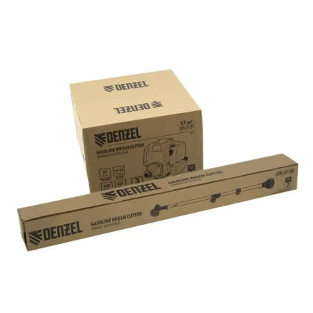 Триммер бензиновый DTL-43S, 43 см3, разъемная штанга, состоит из 2 частей Denzel 96264 купить в Сургуте