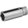 Торцовая головка KRAFTOOL "INDUSTRIE QUALITAT", удлиненная, Cr-V, FLANK, хромосатинированная, 1/4", 13 мм 27817-13_z01 купить в Сургуте