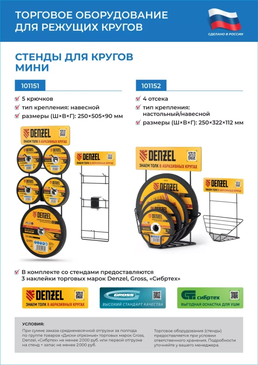 Круг отрезной по камню, 115 х 2,5 х 22,2 мм Сибртех 743657 купить в Сургуте