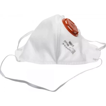 Полумаска фильтрующая DEXX противоаэрозольная, многослойная, с клапаном, FFP1 11102 купить в Сургуте