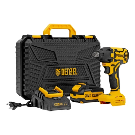 Гайковерт ударный аккумуляторный бесщет. CIWH-BL-20-350, Li-Ion, 20 В// Denzel купить в Сургуте
