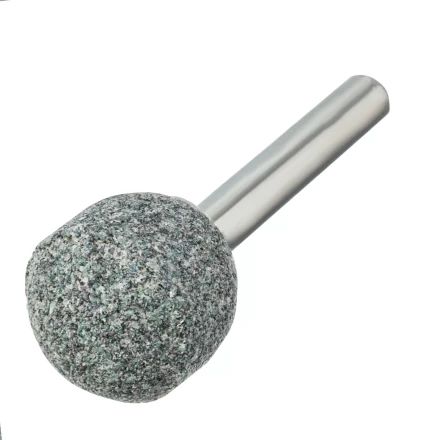 Шарошка абразивная, шар, 19 мм, для дрели , хвостовик d6 мм, 63С Denzel 76023 купить в Сургуте