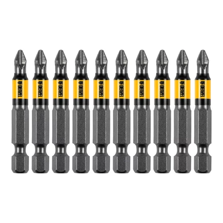 Бита PH2х50, сталь S2, цилиндр., 10 шт. Е 6,3 Denzel 11641 купить в Сургуте