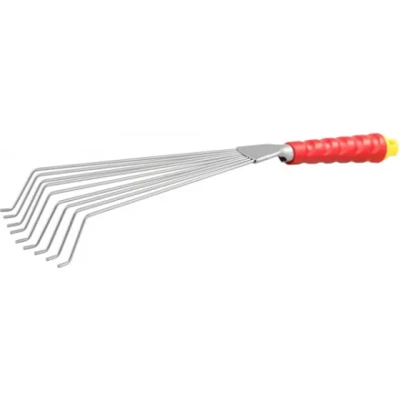 Грабельки GRINDA веерные с круглыми зубцами, из углеродистой стали с коннекторной системой, 460 мм 8-421451_z01 купить в Сургуте