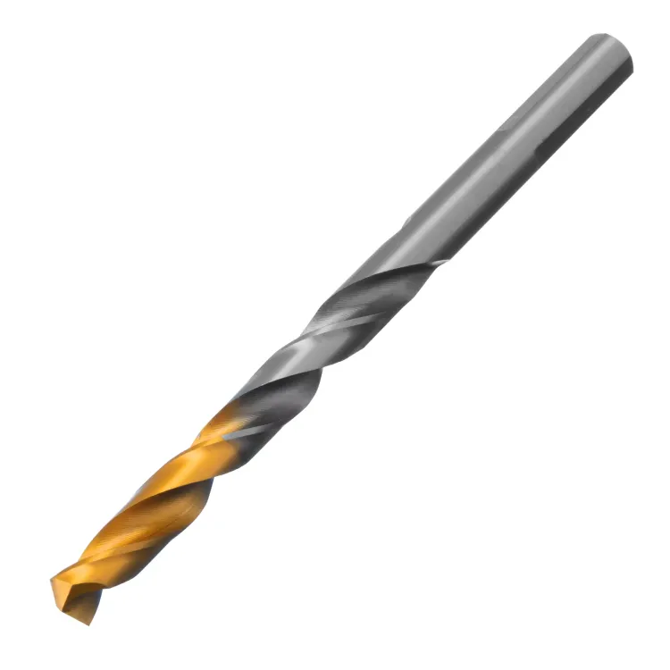 Сверло спиральное по металлу Denzel 7,5 x 109 мм, Р6М5, Golden Tip, 718238 купить в Сургуте