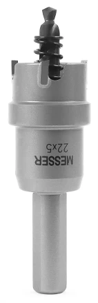 ТСТ коронка MESSER 22X5 с центрирующим сверлом и толкающей пружиной купить в Сургуте