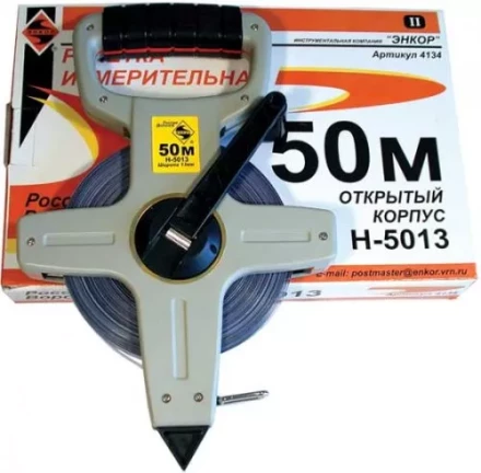 Рулетка 50м открытый корпус Энкор 4134 купить в Сургуте