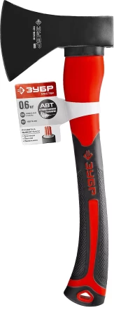 Топор ЗУБР &quot;МАСТЕР&quot; кованый с двухкомпонентной стеклопластиковой рукояткой, 0,6кг 2061-06 купить в Сургуте