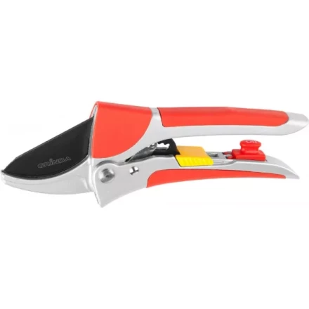 Секатор GRINDA &quot;EXPERT&quot;, алюминиевые ручки, упорная пластина, храповый механизм, 200мм 8-423037_z01 купить в Сургуте