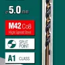 Сверла по металлу HSS-Co Оберон 29656-5 купить в Сургуте