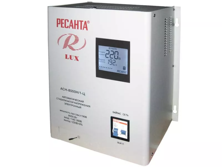 Стабилизатор АСН-8000 Н/1-Ц Ресанта Lux купить в Сургуте