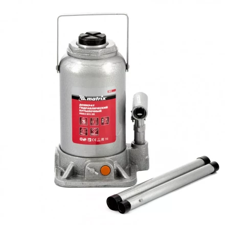 Домкрат гидравлический бутылочный 20 т h подъема 244-449 мм Matrix 50778 купить в Сургуте