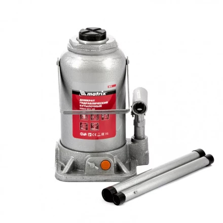 Домкрат гидравлический бутылочный 20 т h подъема 244-449 мм Matrix 50778 купить в Сургуте