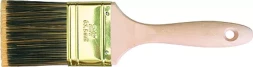Кисть плоская Golden 1" искусственная щетина деревянная ручка / Matrix 83216