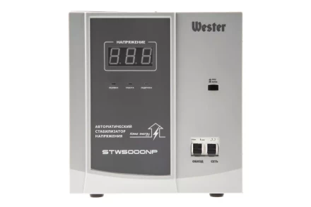 Стабилизатор напряжения WESTER STW5000NP купить в Сургуте