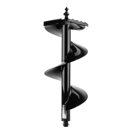 Шнек для грунта ER-300, диаметр 300 мм, длина 800 мм,соединение 20 мм, съемный нож Denzel 56010 купить в Сургуте