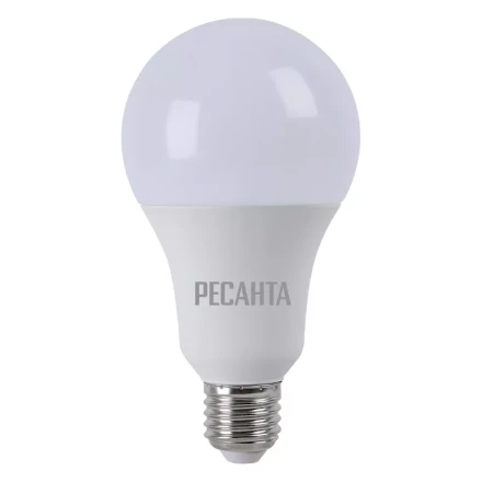 Лампа светодиодная РЕСАНТА LL-R-A80-20W-230-3K-E27 76/1/21 купить в Сургуте