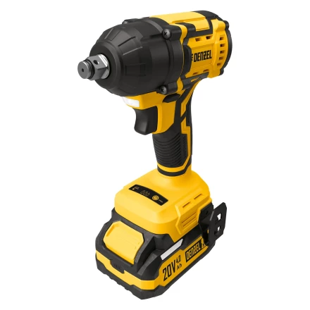 Гайковерт ударный аккумуляторный бесщет. CIWH-BL-20-500, Li-Ion, 20 В// Denzel купить в Сургуте