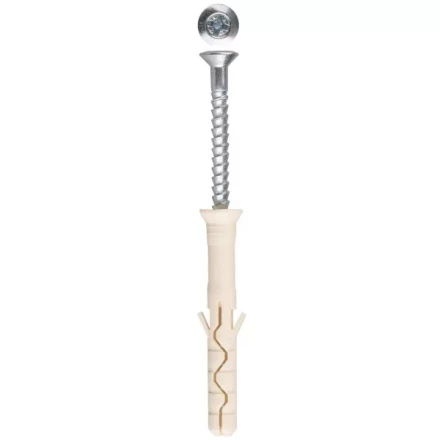 Дюбель-гвоздь ЗУБР &quot;ПРОФЕССИОНАЛ&quot; нейлоновый, потайный бортик, 6 x 60 мм, 100 шт 4-301375-06-060 купить в Сургуте