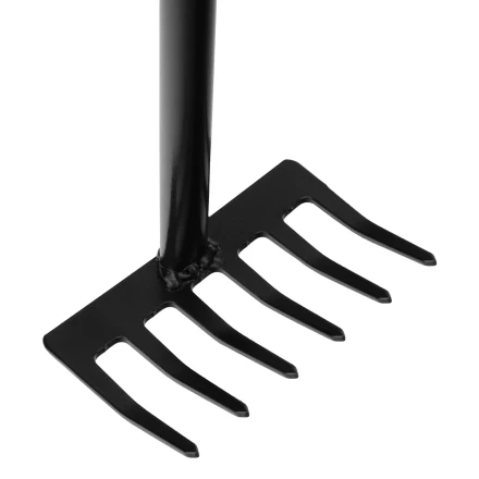 Грабли 6-зубые Palisad, 110х300 мм, стальные, обрезиненная эргономичная рукоятка, LSR1, 62061 купить в Сургуте