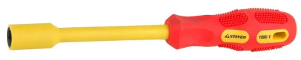 Отвертка STAYER &quot;INSULATED&quot; MAX-GRIP диэлектрич, Cr-V, HEX 11x125мм 25829-11-125 G купить в Сургуте