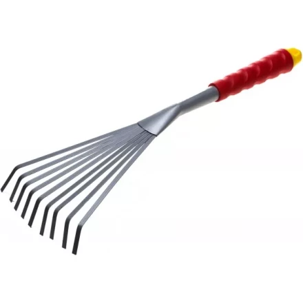 Грабельки GRINDA веерные с плоскими зубцами, из углеродистой стали с коннекторной системой, 420 мм 8-421453_z01 купить в Сургуте