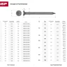 Гвозди ЗУБР "МАСТЕР" строительные ГОСТ 4028-63, 1.4х32мм, 5кг 305010-14-032 купить в Сургуте