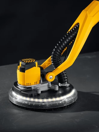 STEHER d225 мм, 500 Вт, подсветка, бесщеточная шлифовальная машина для стен (жираф), кейс (DWB-500) купить в Сургуте