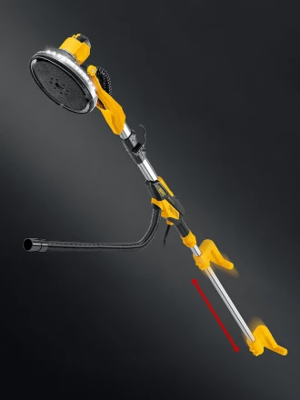 STEHER d225 мм, 500 Вт, подсветка, бесщеточная шлифовальная машина для стен (жираф), кейс (DWB-500) купить в Сургуте