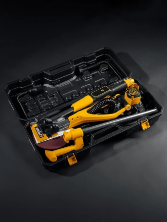 STEHER d225 мм, 500 Вт, подсветка, бесщеточная шлифовальная машина для стен (жираф), кейс (DWB-500) купить в Сургуте