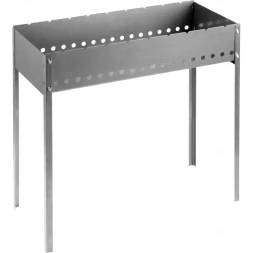 Мангал GRINDA "BARBECUE", усиленный, толщина 1,5мм, 700х300х700мм 427783